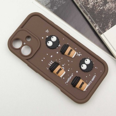 Чохол TPU Toys Case для Apple iPhone 16 (6.1") Brown / Always Happy Чохол TPU Toys Case для Apple iPhone 16 (6.1") Brown / Always Happy