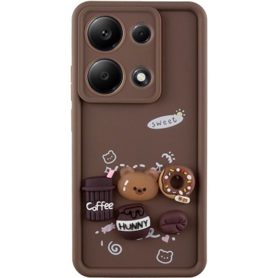 Чохол TPU Toys Case для Xiaomi Redmi Note 13 Pro 4G / Poco M6 Pro 4G Brown / Sweet Чохол TPU Toys Case для Xiaomi Redmi Note 13 Pro 4G / Poco M6 Pro 4G Brown / Sweet