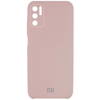 Чехол Silicone Cover Full Camera (AAA) для Xiaomi Redmi Note 10 5G / Poco M3 Pro Розовый / Pink Sand Чехол Silicone Cover Full Camera (AAA) для Xiaomi Redmi Note 10 5G / Poco M3 Pro Розовый / Pink Sand