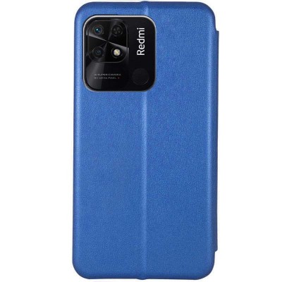 Шкіряний чохол (книжка) Classy для Xiaomi Redmi 10C Синій