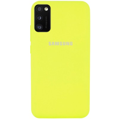 Чехол Silicone Cover Full Protective (AA) для Samsung Galaxy A41 Желтый / Flash Чехол Silicone Cover Full Protective (AA) для Samsung Galaxy A41 Желтый / Flash