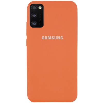Чехол Silicone Cover Full Protective (AA) для Samsung Galaxy A41 Оранжевый / Apricot Чехол Silicone Cover Full Protective (AA) для Samsung Galaxy A41 Оранжевый / Apricot