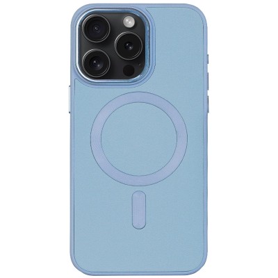 Шкіряний чохол Bonbon Leather Metal Style with MagSafe для Apple iPhone 12 Pro / 12 (6.1") Блакитний / Mist blue Шкіряний чохол Bonbon Leather Metal Style with MagSafe для Apple iPhone 12 Pro / 12 (6.1") Блакитний / Mist blue