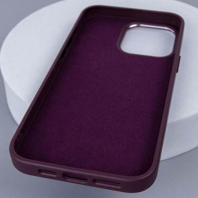 Шкіряний чохол Bonbon Leather Metal Style with MagSafe для Apple iPhone 12 Pro / 12 (6.1") Бордовий / Plum Шкіряний чохол Bonbon Leather Metal Style with MagSafe для Apple iPhone 12 Pro / 12 (6.1") Бордовий / Plum