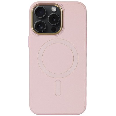 Шкіряний чохол Bonbon Leather Metal Style with MagSafe для Apple iPhone 12 Pro / 12 (6.1") Рожевий / Light pink Шкіряний чохол Bonbon Leather Metal Style with MagSafe для Apple iPhone 12 Pro / 12 (6.1") Рожевий / Light pink