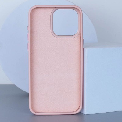 Шкіряний чохол Bonbon Leather Metal Style with MagSafe для Apple iPhone 12 Pro / 12 (6.1") Рожевий / Light pink Шкіряний чохол Bonbon Leather Metal Style with MagSafe для Apple iPhone 12 Pro / 12 (6.1") Рожевий / Light pink