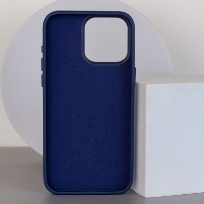 Шкіряний чохол Bonbon Leather Metal Style with MagSafe для Apple iPhone 12 Pro / 12 (6.1") Синій / Navy blue Шкіряний чохол Bonbon Leather Metal Style with MagSafe для Apple iPhone 12 Pro / 12 (6.1") Синій / Navy blue