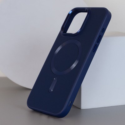 Шкіряний чохол Bonbon Leather Metal Style with MagSafe для Apple iPhone 12 Pro / 12 (6.1") Синій / Navy blue Шкіряний чохол Bonbon Leather Metal Style with MagSafe для Apple iPhone 12 Pro / 12 (6.1") Синій / Navy blue