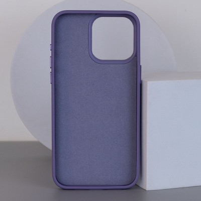 Шкіряний чохол Bonbon Leather Metal Style with MagSafe для Apple iPhone 12 Pro / 12 (6.1") Сірий / Lavender Шкіряний чохол Bonbon Leather Metal Style with MagSafe для Apple iPhone 12 Pro / 12 (6.1") Сірий / Lavender