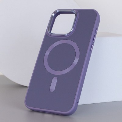 Шкіряний чохол Bonbon Leather Metal Style with MagSafe для Apple iPhone 12 Pro / 12 (6.1") Сірий / Lavender Шкіряний чохол Bonbon Leather Metal Style with MagSafe для Apple iPhone 12 Pro / 12 (6.1") Сірий / Lavender