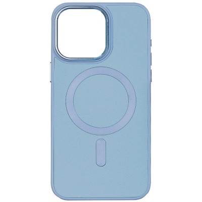 Шкіряний чохол Bonbon Leather Metal Style with MagSafe для Apple iPhone 13 (6.1") Блакитний / Mist blue Шкіряний чохол Bonbon Leather Metal Style with MagSafe для Apple iPhone 13 (6.1") Блакитний / Mist blue