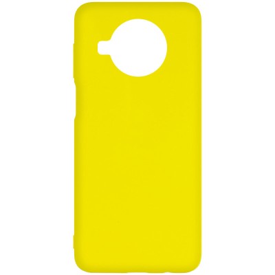 Чехол Silicone Cover Full without Logo (A) для Xiaomi Mi 10T Lite / Redmi Note 9 Pro 5G Желтый / Flash Чехол Silicone Cover Full without Logo (A) для Xiaomi Mi 10T Lite / Redmi Note 9 Pro 5G Желтый / Flash