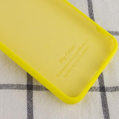 Чехол Silicone Cover Full without Logo (A) для Xiaomi Mi 10T Lite / Redmi Note 9 Pro 5G Желтый / Flash Чехол Silicone Cover Full without Logo (A) для Xiaomi Mi 10T Lite / Redmi Note 9 Pro 5G Желтый / Flash