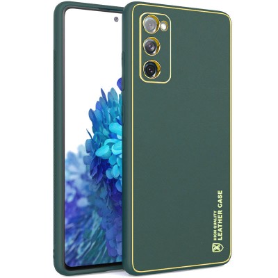 Шкіряний чохол Xshield для Samsung Galaxy S20 FE Зелений / Army Green Шкіряний чохол Xshield для Samsung Galaxy S20 FE Зелений / Army Green