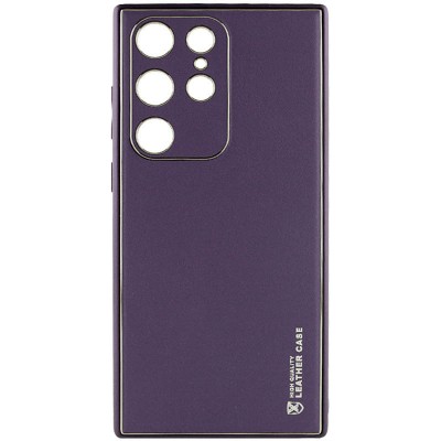 Шкіряний чохол Xshield для Samsung Galaxy S23 Ultra Фіолетовий / Dark Purple Шкіряний чохол Xshield для Samsung Galaxy S23 Ultra Фіолетовий / Dark Purple