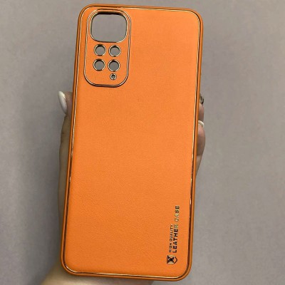 Шкіряний чохол Xshield для Xiaomi Redmi Note 11 (Global) / Note 11S Помаранчевий / Apricot Шкіряний чохол Xshield для Xiaomi Redmi Note 11 (Global) / Note 11S Помаранчевий / Apricot