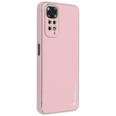 Шкіряний чохол Xshield для Xiaomi Redmi Note 11 (Global) / Note 11S Рожевий / Pink Шкіряний чохол Xshield для Xiaomi Redmi Note 11 (Global) / Note 11S Рожевий / Pink