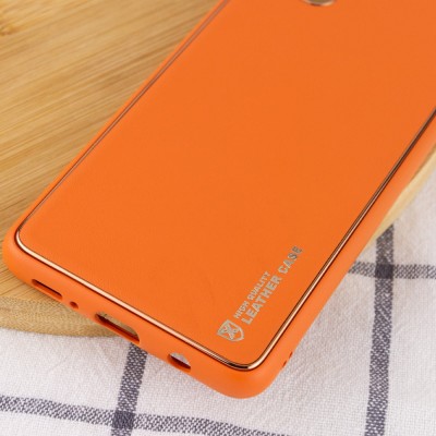 Шкіряний чохол Xshield для Xiaomi Redmi Note 11 Pro 4G/5G / 12 Pro 4G Помаранчевий / Apricot Шкіряний чохол Xshield для Xiaomi Redmi Note 11 Pro 4G/5G / 12 Pro 4G Помаранчевий / Apricot