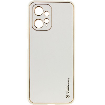 Шкіряний чохол Xshield для Xiaomi Redmi Note 12 4G Білий / White