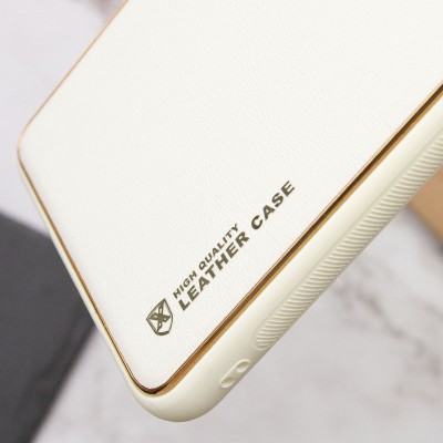 Шкіряний чохол Xshield для Xiaomi Redmi Note 12 4G Білий / White