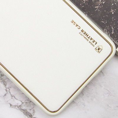Шкіряний чохол Xshield для Xiaomi Redmi Note 12 4G Білий / White