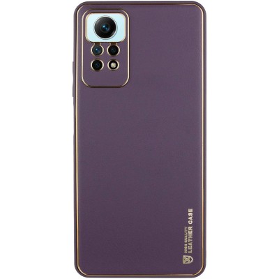 Шкіряний чохол Xshield для Xiaomi Redmi Note 12 Pro 4G Фіолетовий / Dark Purple Шкіряний чохол Xshield для Xiaomi Redmi Note 12 Pro 4G Фіолетовий / Dark Purple