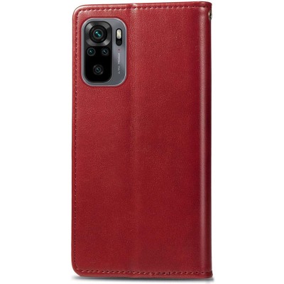 Шкіряний чохол книжка GETMAN Gallant (PU) для Xiaomi Redmi Note 10 / Note 10s Червоний Шкіряний чохол книжка GETMAN Gallant (PU) для Xiaomi Redmi Note 10 / Note 10s Червоний