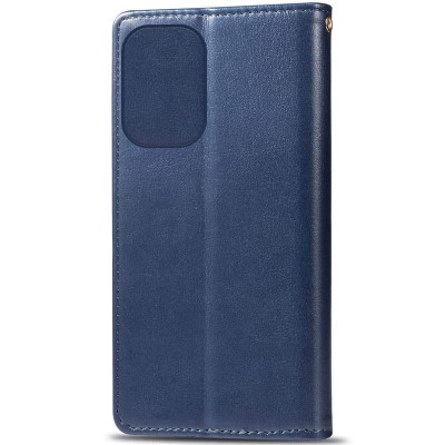 Шкіряний чохол книжка GETMAN Gallant (PU) для Xiaomi Redmi Note 12S Синій