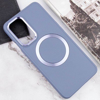 TPU чохол Bonbon Metal Style with MagSafe для OnePlus 9 Сірий / Lavender TPU чохол Bonbon Metal Style with MagSafe для OnePlus 9 Сірий / Lavender