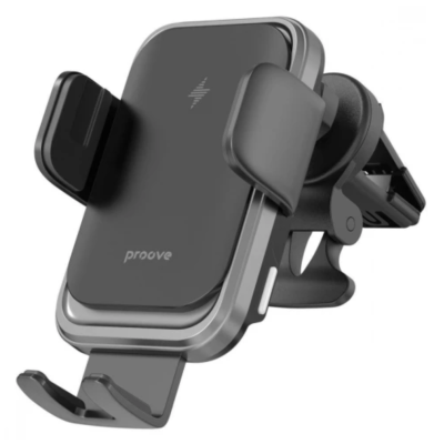 Автомобільний тримач З бездротовою зарядкою Proove Nitro Charge 15W (WHNC15002001) Black