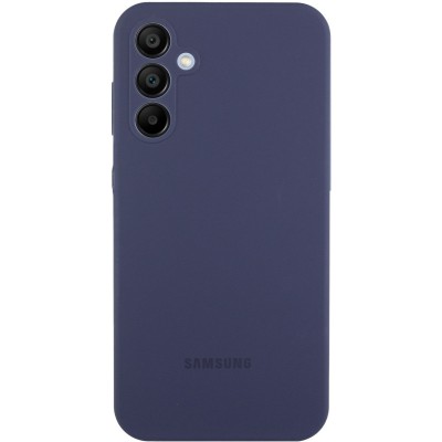 Чохол Silicone Cover Lakshmi Full Camera (AAA) with Logo для Samsung Galaxy A55 Темно-синій / Midnight blue Чохол Silicone Cover Lakshmi Full Camera (AAA) with Logo для Samsung Galaxy A55 Темно-синій / Midnight blue