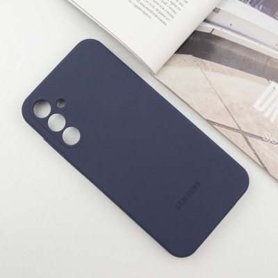 Чохол Silicone Cover Lakshmi Full Camera (AAA) with Logo для Samsung Galaxy A55 Темно-синій / Midnight blue Чохол Silicone Cover Lakshmi Full Camera (AAA) with Logo для Samsung Galaxy A55 Темно-синій / Midnight blue