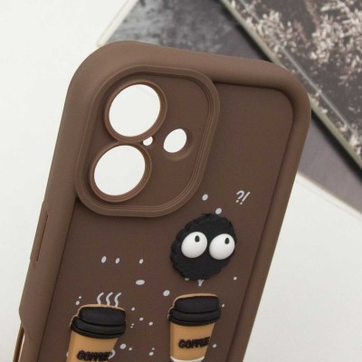 Чохол TPU Toys Case для Apple iPhone 16 (6.1") Brown / Always Happy Чохол TPU Toys Case для Apple iPhone 16 (6.1") Brown / Always Happy