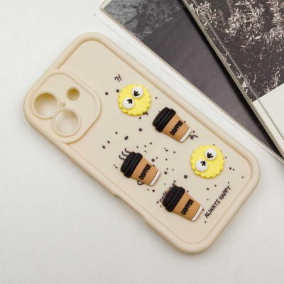 Чохол TPU Toys Case для Apple iPhone 16 (6.1") Sand / Always Happy Чохол TPU Toys Case для Apple iPhone 16 (6.1") Sand / Always Happy