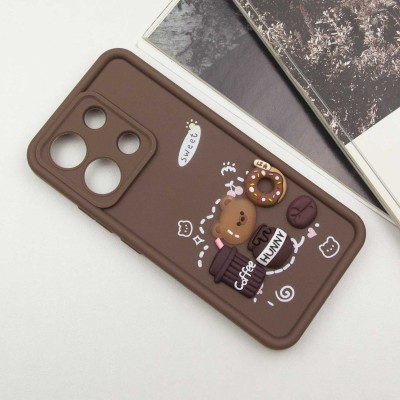 Чохол TPU Toys Case для Xiaomi Redmi Note 13 Pro 4G / Poco M6 Pro 4G Brown / Sweet Чохол TPU Toys Case для Xiaomi Redmi Note 13 Pro 4G / Poco M6 Pro 4G Brown / Sweet