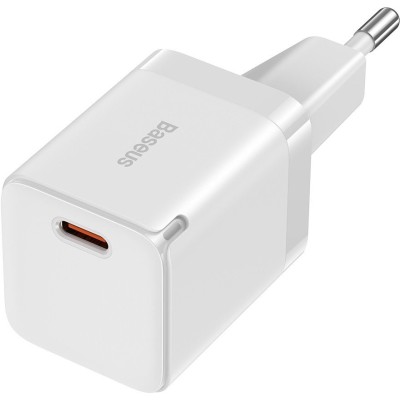 Зарядний Пристрій Baseus GaN3 Fast Charger 30W (CCGN010102) (1 Type-C) White