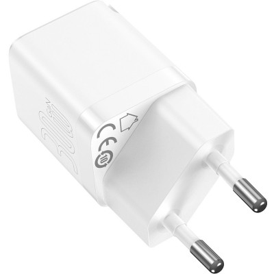 Зарядний Пристрій Baseus GaN3 Fast Charger 30W (CCGN010102) (1 Type-C) White
