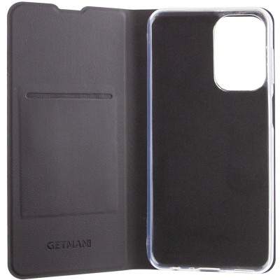 Шкіряний чохол книжка GETMAN Elegant (PU) для Xiaomi Redmi 13C / Poco C65 Чорний Шкіряний чохол книжка GETMAN Elegant (PU) для Xiaomi Redmi 13C / Poco C65 Чорний