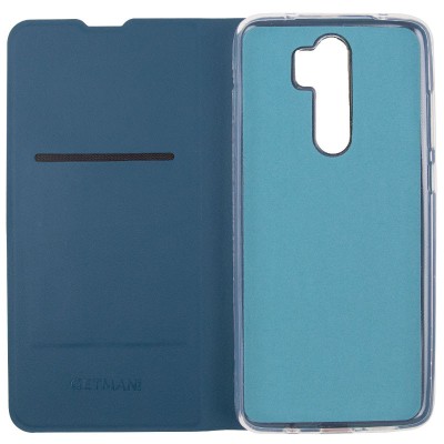 Шкіряний чохол книжка GETMAN Elegant (PU) для Xiaomi Redmi Note 8 Pro Синій Шкіряний чохол книжка GETMAN Elegant (PU) для Xiaomi Redmi Note 8 Pro Синій