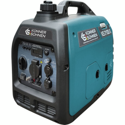 Генератор бензиновий інверторний Konner&Sohnen KS 2100IS, 230В, 2.0кВт, ручний стартер, 18.5кг Генератор бензиновий інверторний Konner&Sohnen KS 2100IS, 230В, 2.0кВт, ручний стартер, 18.5кг