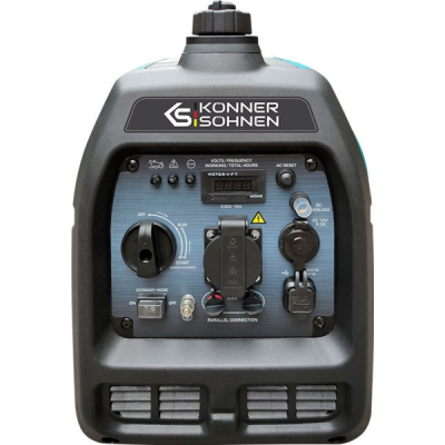 Генератор бензиновий інверторний Konner&Sohnen KS 2100IS, 230В, 2.0кВт, ручний стартер, 18.5кг Генератор бензиновий інверторний Konner&Sohnen KS 2100IS, 230В, 2.0кВт, ручний стартер, 18.5кг