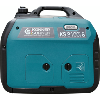 Генератор бензиновий інверторний Konner&Sohnen KS 2100IS, 230В, 2.0кВт, ручний стартер, 18.5кг Генератор бензиновий інверторний Konner&Sohnen KS 2100IS, 230В, 2.0кВт, ручний стартер, 18.5кг
