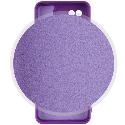 Чохол Silicone Cover Lakshmi Full Camera (AA) для Xiaomi Redmi 10C Фіолетовий / Purple