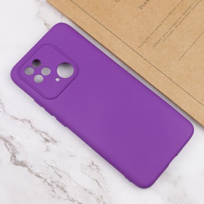 Чохол Silicone Cover Lakshmi Full Camera (AA) для Xiaomi Redmi 10C Фіолетовий / Purple