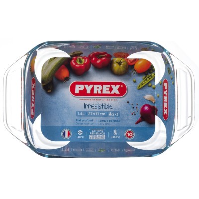 Форма с/к PYREX Irresistible форма скл.прямокут. 27х17х6см (1,4л) (406B000/8046) Форма с/к PYREX Irresistible форма скл.прямокут. 27х17х6см (1,4л) (406B000/8046)
