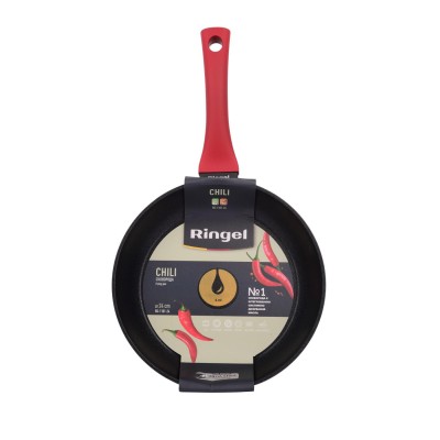 Сковорода RINGEL Chili глибока 22 см б/кришки (RG-1101-22) Сковорода RINGEL Chili глибока 22 см б/кришки (RG-1101-22)
