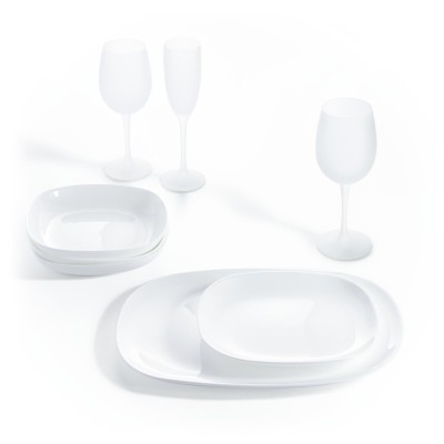 Тарілка LUMINARC SWEET LINE WHITE прямокут./35 см (E8007) Тарілка LUMINARC SWEET LINE WHITE прямокут./35 см (E8007)