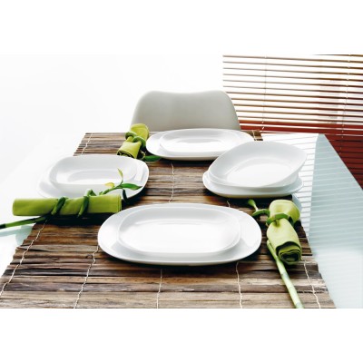 Тарілка LUMINARC SWEET LINE WHITE прямокут./35 см (E8007) Тарілка LUMINARC SWEET LINE WHITE прямокут./35 см (E8007)
