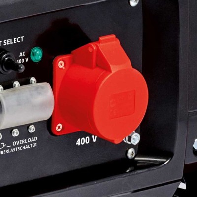 Генератор бензиновий Einhell TC-PG 55/E5, 230В/380В (1/3 фази), 3.6/5.5кВт, електростарт, AVR, 83кг Генератор бензиновий Einhell TC-PG 55/E5, 230В/380В (1/3 фази), 3.6/5.5кВт, електростарт, AVR, 83кг
