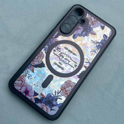 TPU+PC чохол Secret Flower для Samsung Galaxy A25 5G Black TPU+PC чохол Secret Flower для Samsung Galaxy A25 5G Black